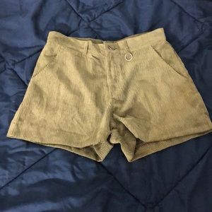 High waisted shorts
